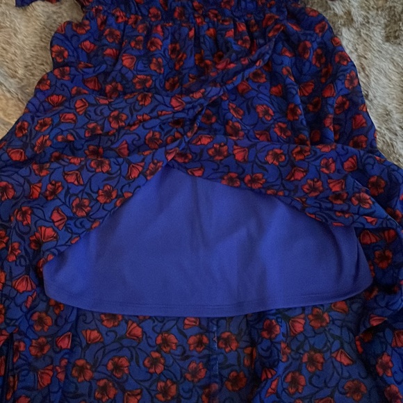 Disney Snow White Short Sleeve Floral Print High/Low Dress Small - Picture 7 of 12